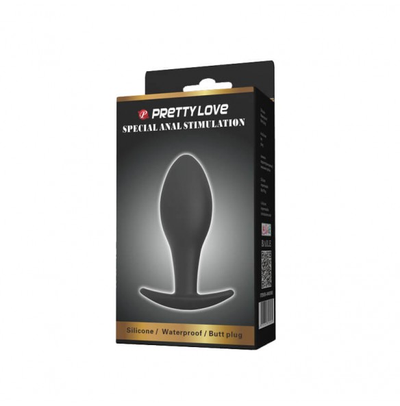 PRETTY LOVE - Anal Stimulation Butt Plug II (Black) PRETTY LOVE - Anal Stimulation Butt Plug II (Black)